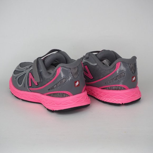 New Balance Toddler Shoes Baby Grey Pink - Picture 10 of 12